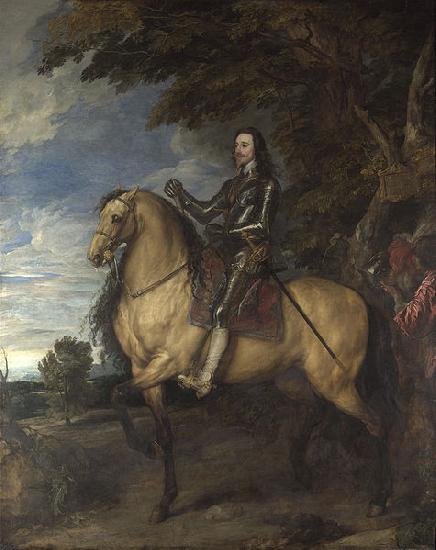 Anthony Van Dyck Equestrian Portrait of Charles I Sweden oil painting art